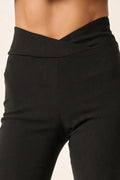 Mittoshop Surplice V Waist Pants (black) - Your Second Look
