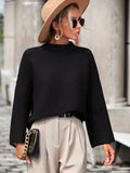 Mock Neck Knit Top - Your Second Look