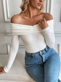 Off - Shoulder Ribbed Top - Your Second Look
