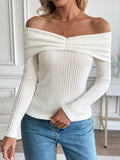 Off - Shoulder Ribbed Top - Your Second Look
