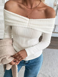 Off - Shoulder Ribbed Top - Your Second Look