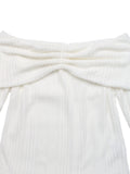 Off - Shoulder Ribbed Top - Your Second Look