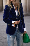 One Button Lapel Collar Blazer - Your Second Look