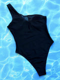 One - Shoulder Sleeveless One - Piece Swimsuit - Your Second Look
