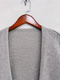 Open Front Dropped Shoulder Cardigan - Your Second Look