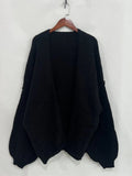 Open Front Dropped Shoulder Cardigan - Your Second Look