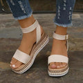Open Toe Ankle Strap Platform Sandals - Your Second Look