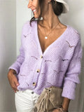 Openwork Button Up Cardigan - Your Second Look
