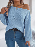 Openwork Long Sleeve Sweater - Your Second Look