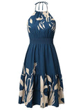 Paisley Print Halter Neck Mini Dress - Your Second Look
