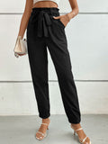 Perfee Tie Front Long Pants - Your Second Look