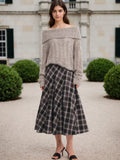Plaid Midi Skirt - Your Second Look