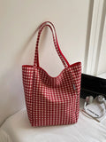 Plaid Pattern Tote Bag - Your Second Look