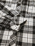 Plaid Print Chest Pockets Buttoned Shirt - Your Second Look