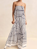 Playful Print Tube Maxi Dress - Your Second Look