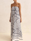 Playful Print Tube Maxi Dress - Your Second Look
