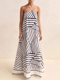 Playful Print Tube Maxi Dress - Your Second Look