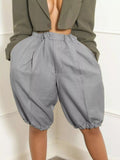 Pleated Detail High Waist Shorts - Your Second Look