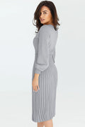 Pleated Sweater Dress - Your Second Look