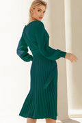 Pleated Sweater Dress - Your Second Look