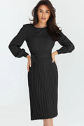 Pleated Sweater Dress - Your Second Look