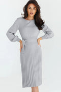 Pleated Sweater Dress - Your Second Look