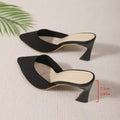 Point Toe Flare Heels Sandals - Your Second Look