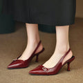 Pointed Toe Slingback Pumps - Your Second Look