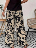Printed Wide Leg Casual Pants - Your Second Look