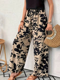 Printed Wide Leg Casual Pants - Your Second Look