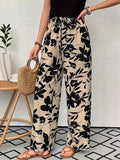 Printed Wide Leg Casual Pants - Your Second Look