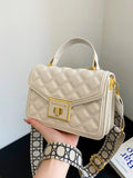 Quilted Shoulder Bag with Adjustable Strap - Your Second Look