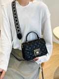 Quilted Shoulder Bag with Adjustable Strap - Your Second Look