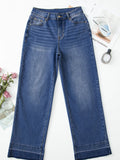 Raw Hem Loose Jeans - Your Second Look