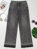 Raw Hem Loose Jeans - Your Second Look