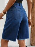 Ripped Frayed Hem Denim Shorts - Your Second Look