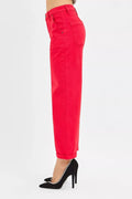 RISEN High Rise Ankle Cuffed Barrel Pants - Your Second Look