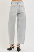 RISEN Slouchy Cropped Barrel Jeans - Your Second Look