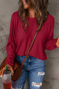 Round Neck Long Sleeve T-Shirt - Your Second Look