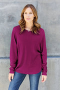 Round Neck Long Sleeve T-Shirt - Your Second Look