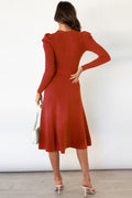 Round Neck Tie Waist Sweater Dress - Your Second Look