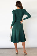 Round Neck Tie Waist Sweater Dress - Your Second Look