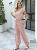 Round Neck Top and Pants Set - Your Second Look