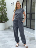 Round Neck Top and Pants Set - Your Second Look