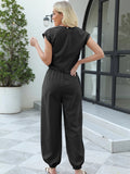 Round Neck Top and Pants Set - Your Second Look