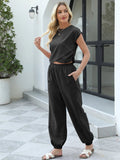 Round Neck Top and Pants Set - Your Second Look