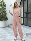Round Neck Top and Pants Set - Your Second Look