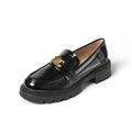 Round Toe Block Heel Loafers - Your Second Look