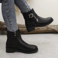 Round Toe Boots with Buckle - Your Second Look