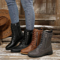 Round Toe Lace Up Boots - Your Second Look